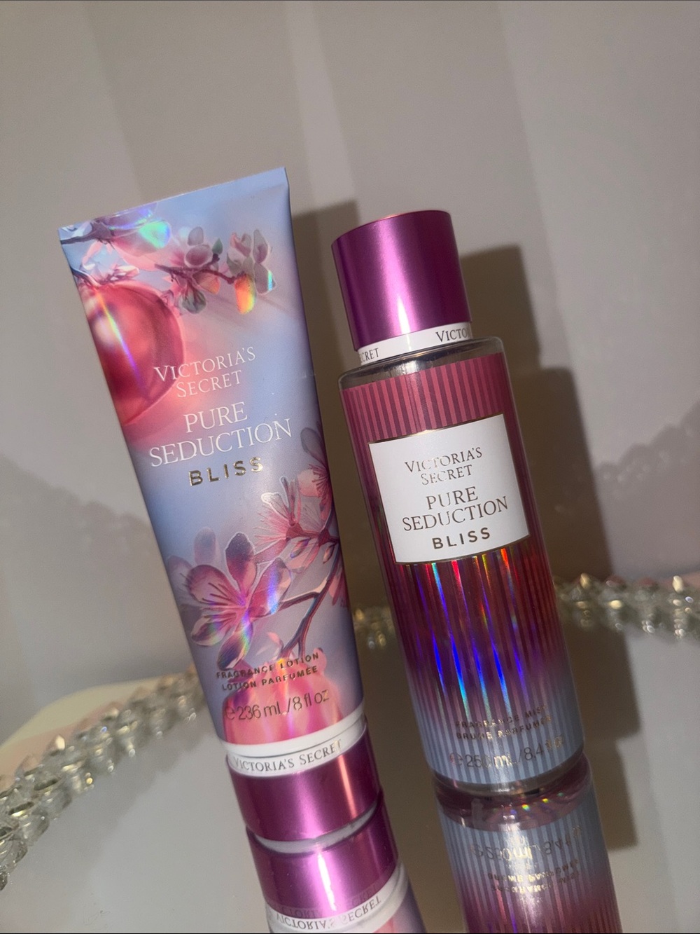Victoria's Secret Pure Seduction Bliss Lotion & Mist — Pink